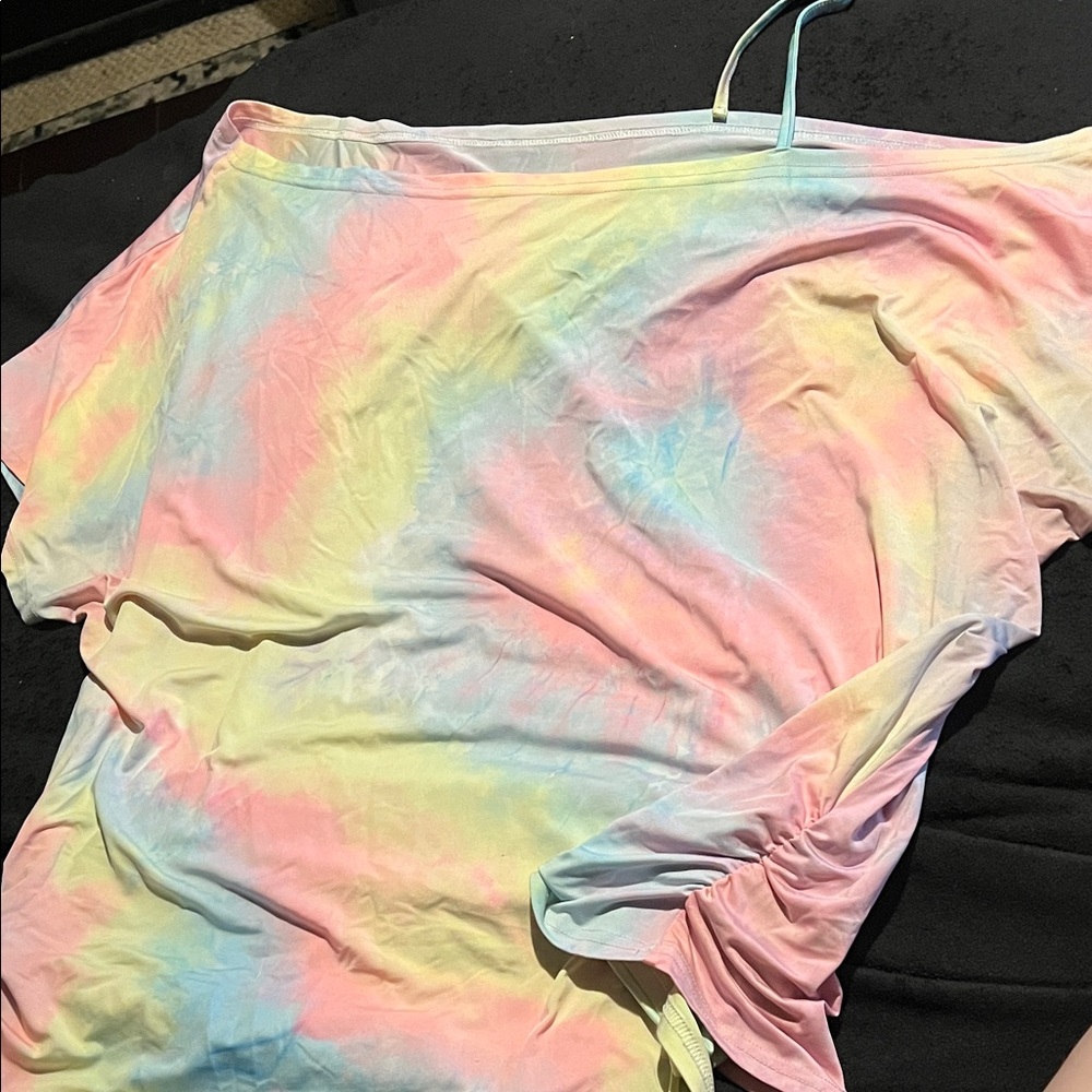 SHEIN Multicolor Tie-Dye Top